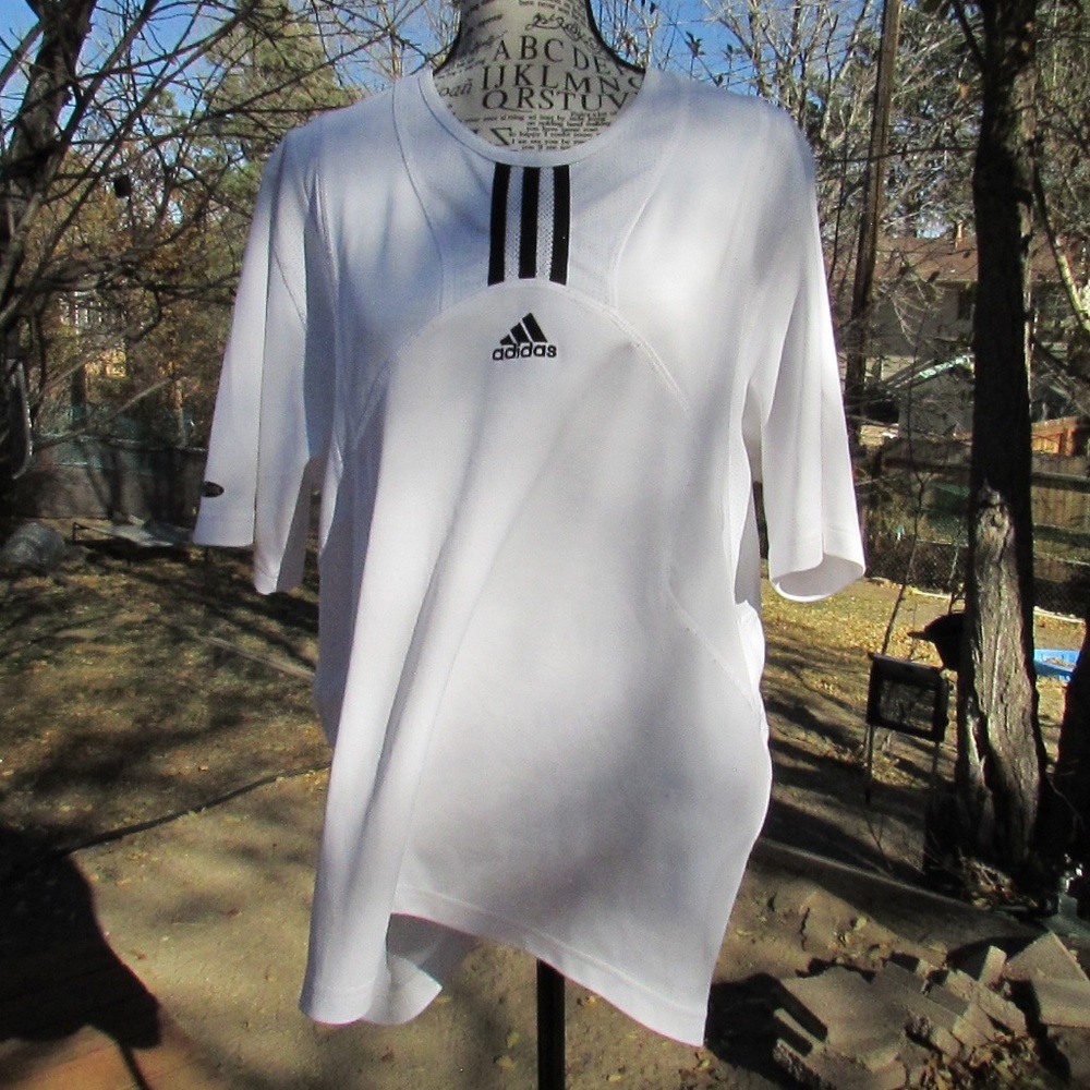 adidas White Women's Jersey Top